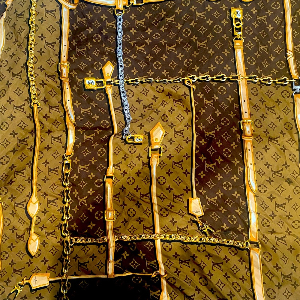 Louis Vuitton silk scarf